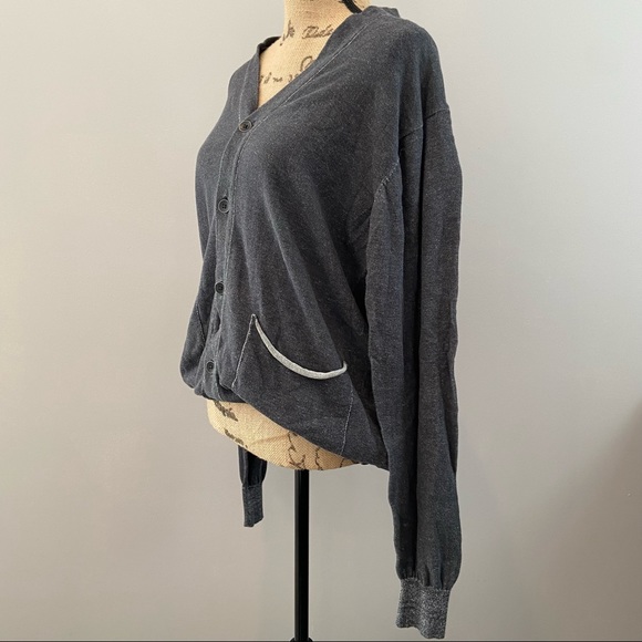 CUTTER & BUCK Grandpa Cardigan Button Down Oversized Slouchy Medium - Picture 3 of 7